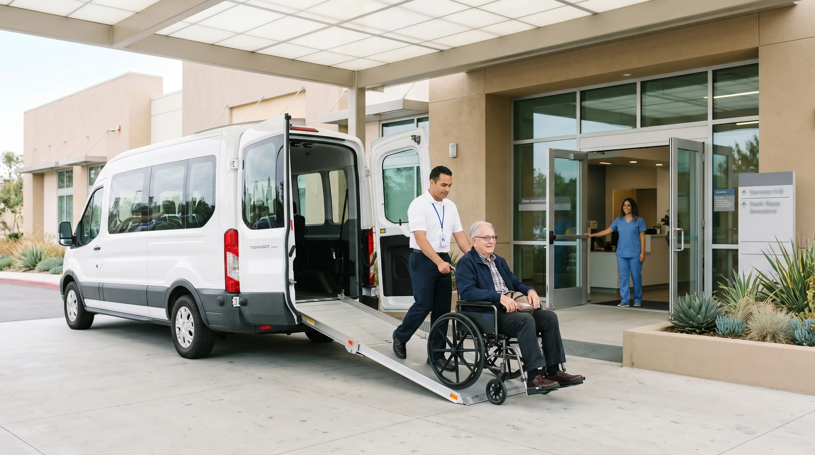 Sharp Grossmont discharge loading zone