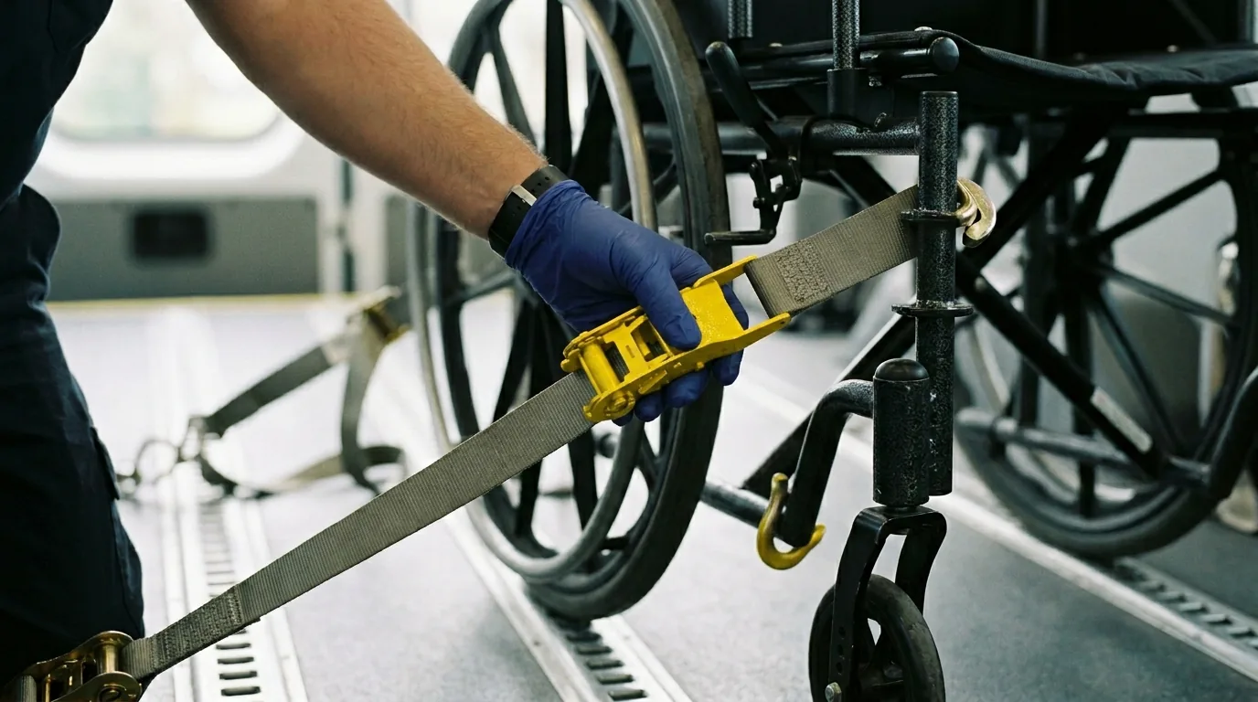 Wheelchair van at pickup